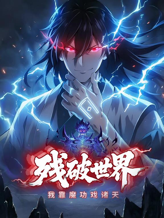 残破世界：我靠魔功戏诸天动态漫画海报