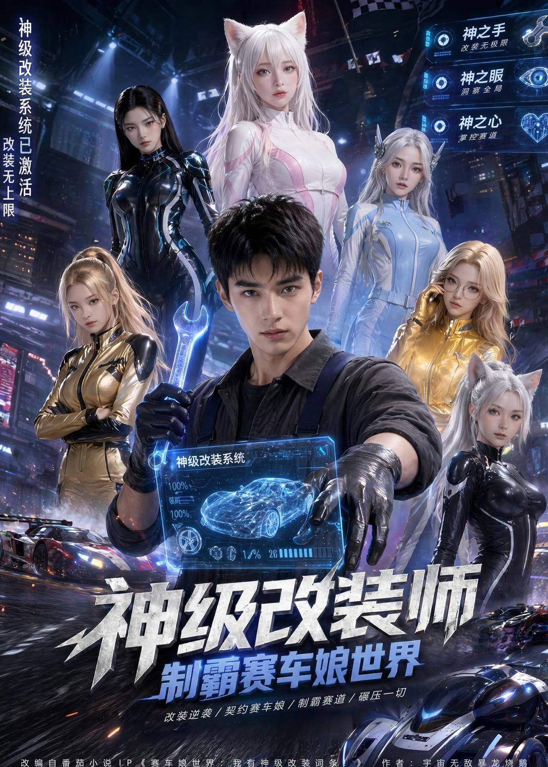 神级改装师制霸赛车娘世界海报