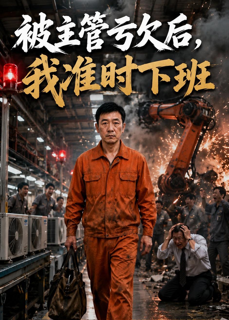 被主管亏欠后，我准时下班海报
