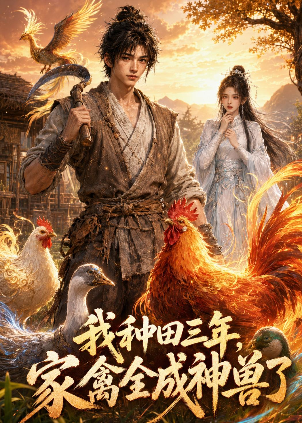 我种田三年，家禽全成神兽了海报