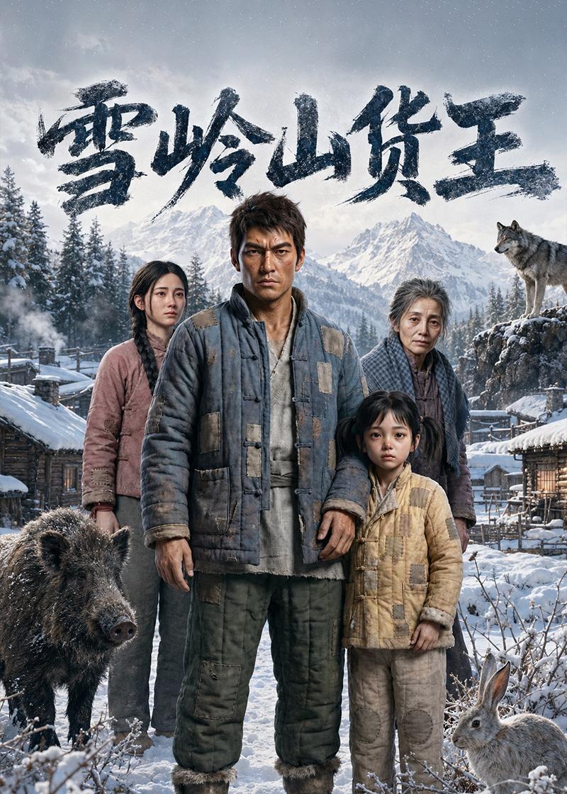 雪岭山货王海报